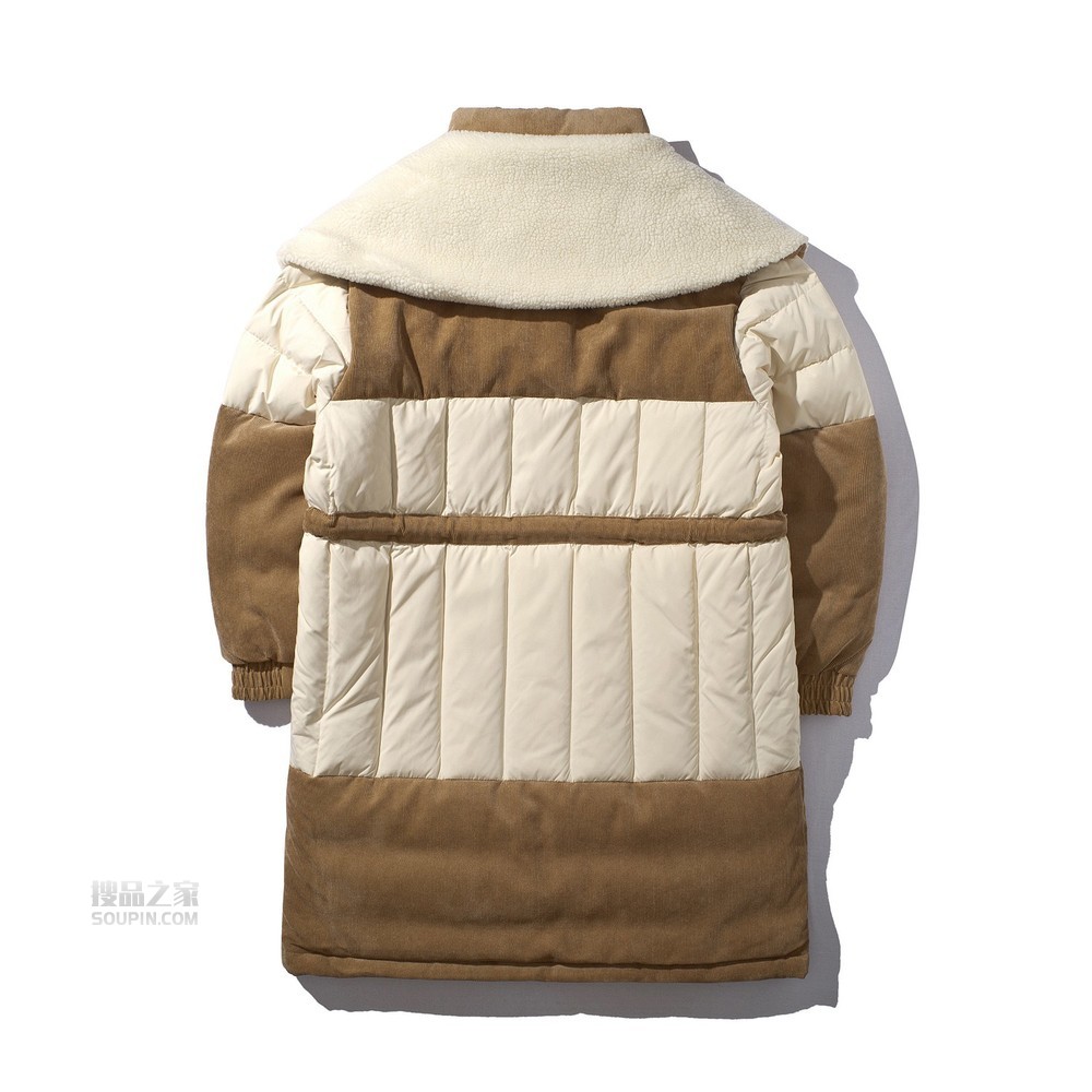 中国系列男子宽松90%白鹅绒长羽绒服