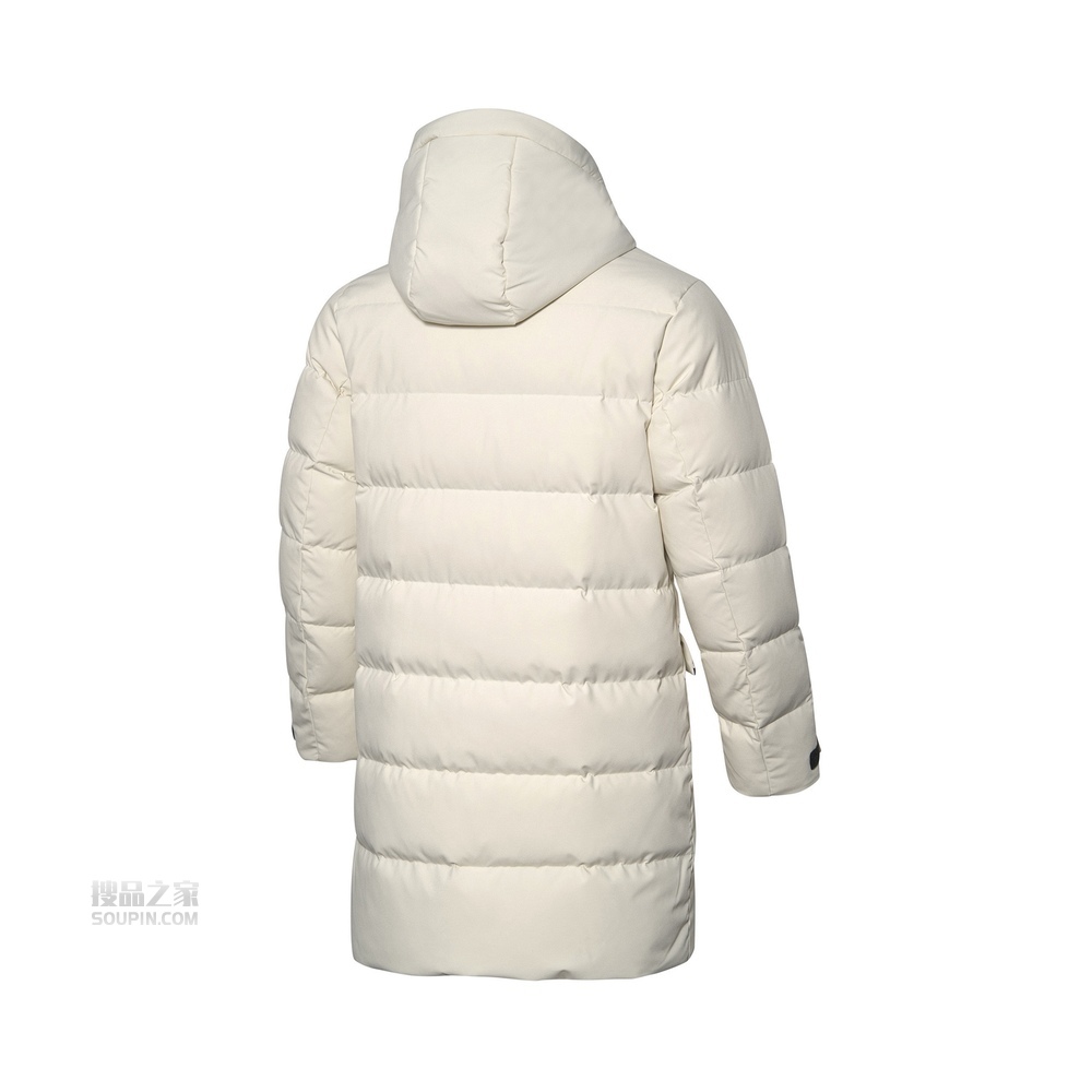 训练系列男子防泼水白鸭绒长羽绒服