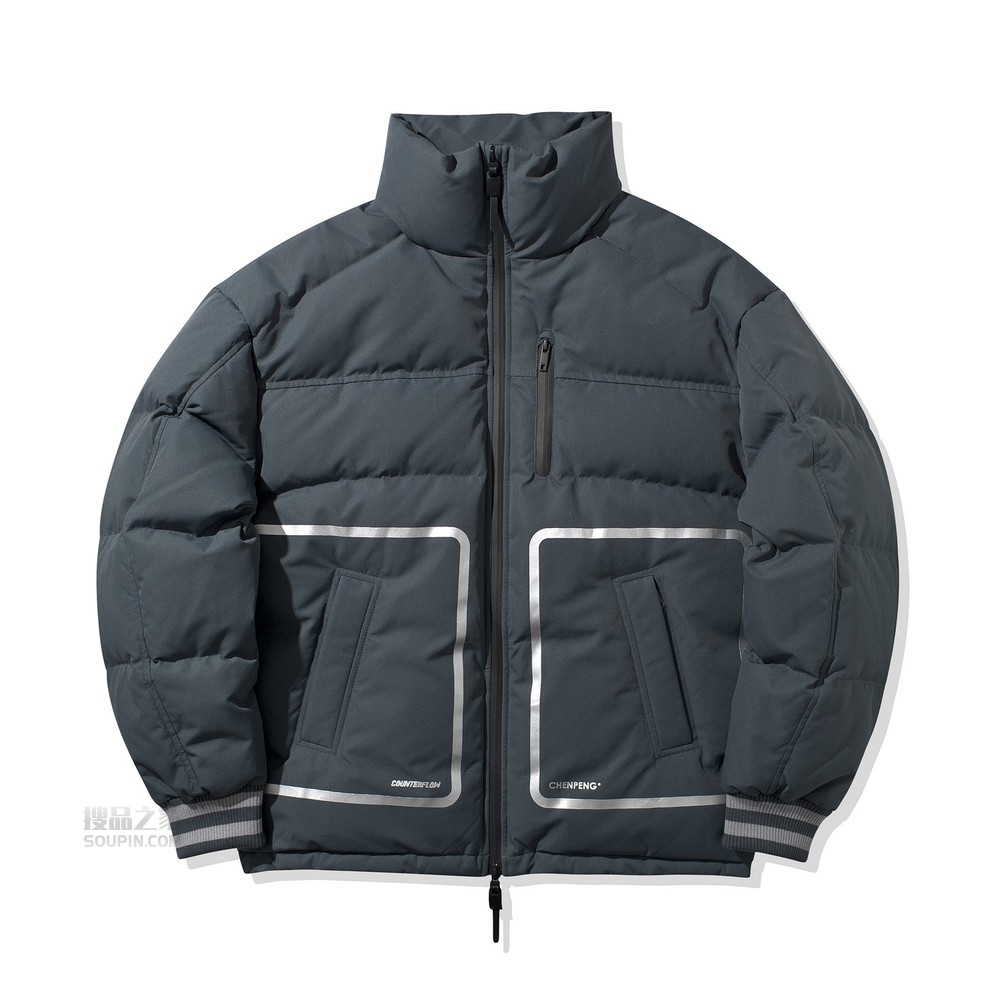 CF溯XChenpeng联名款纽约时装周走秀系列曜变天目男女同款宽松中羽绒服