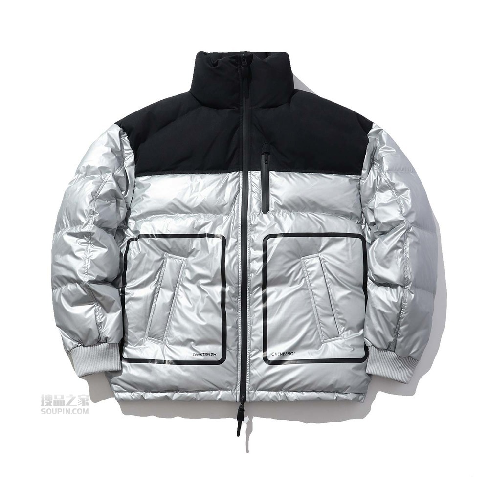 CF溯XChenpeng联名款纽约时装周走秀系列曜变天目男女同款宽松中羽绒服