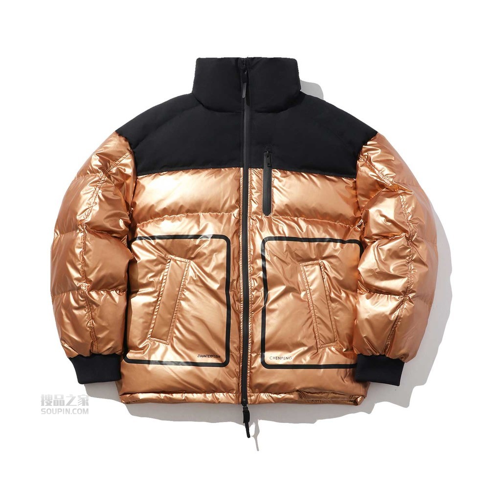 CF溯XChenpeng联名款纽约时装周走秀系列曜变天目男女同款宽松中羽绒服