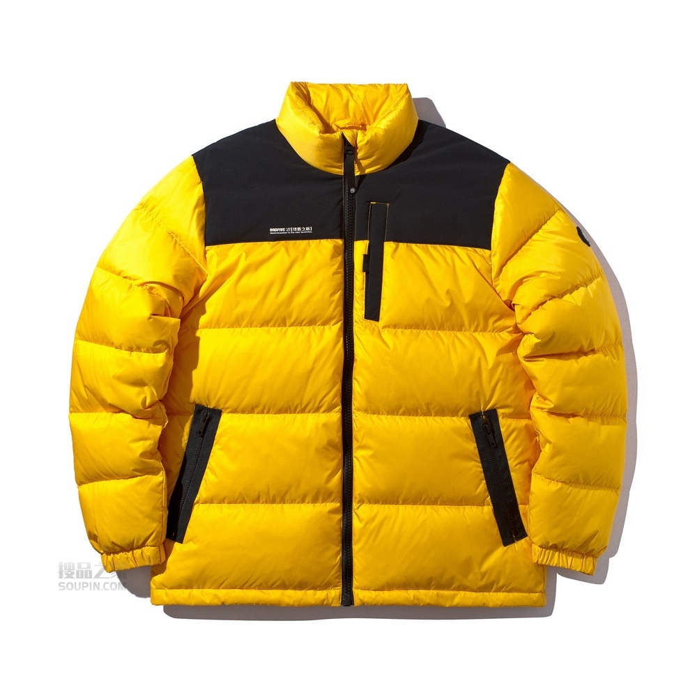 BADFIVE篮球系列男子90%白鸭绒短羽绒服