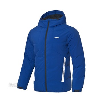 训练系列男子防风透湿鸭绒短羽绒服