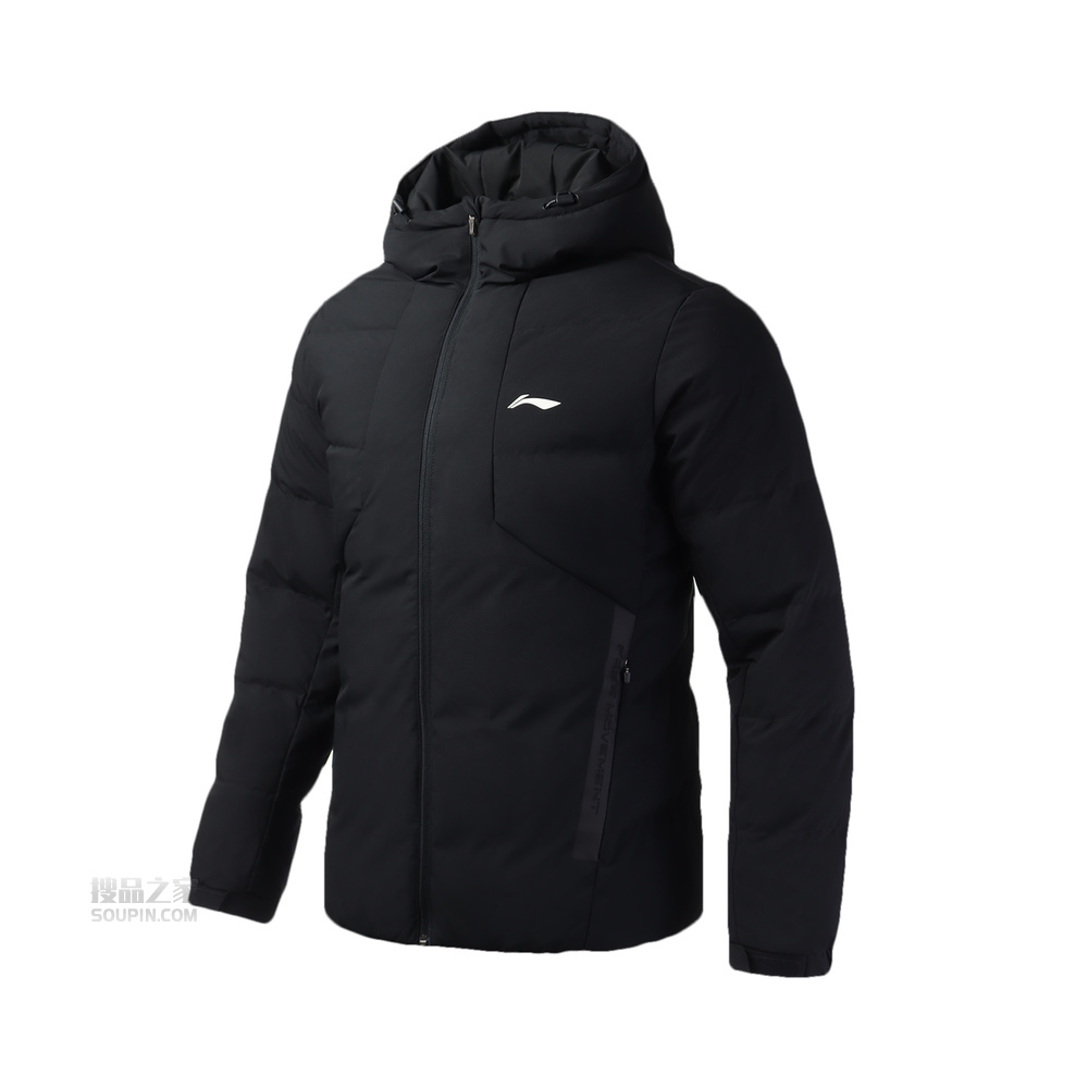 训练系列男子防风透湿鸭绒短羽绒服