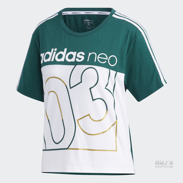 neo W BRLV TEE 3 运动短袖T恤