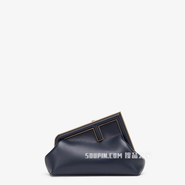 FENDI FIRST小号手袋 深蓝色皮革手袋