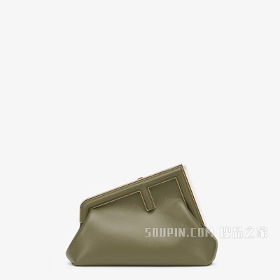 FENDI FIRST小号手袋 深绿色皮革手袋