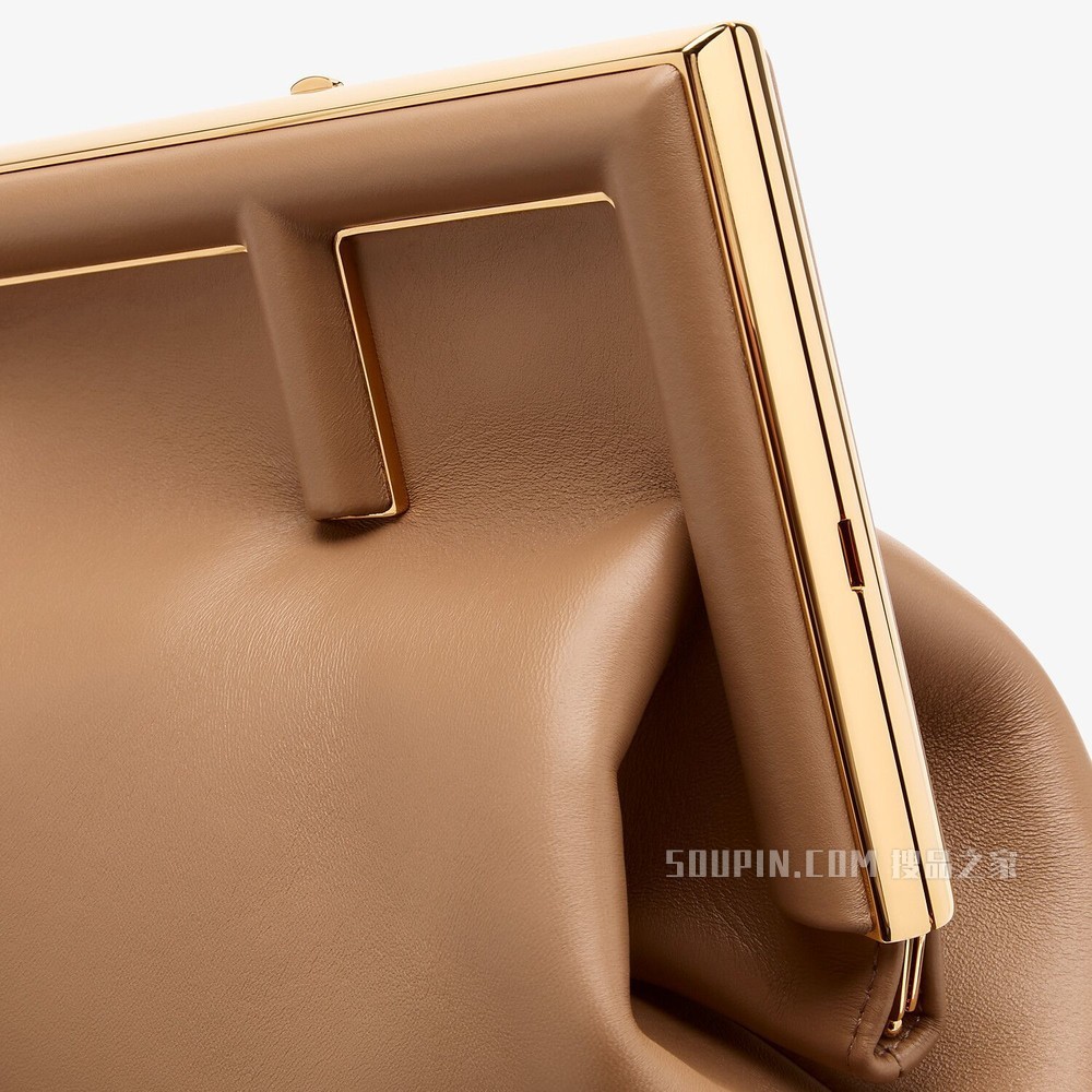 FENDI FIRST中号手袋 米色皮革手袋