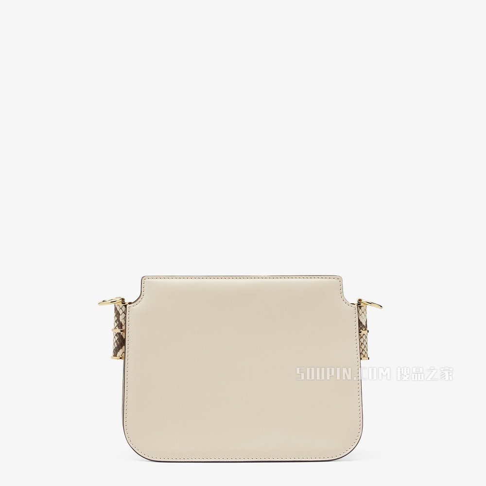 FENDI TOUCH 白色皮革手袋