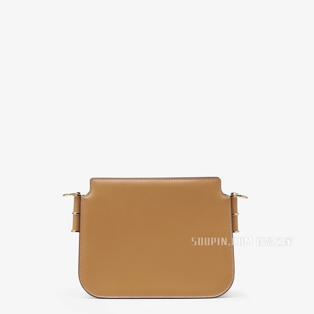 FENDI TOUCH 米色皮革手袋