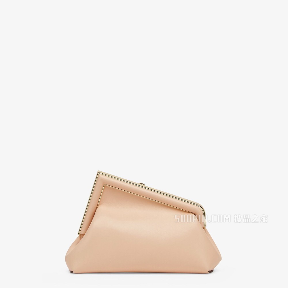 FENDI FIRST小号手袋 粉红色皮质手袋