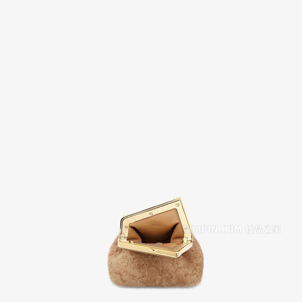 NANO FENDI FIRST吊饰 米色羊皮吊饰