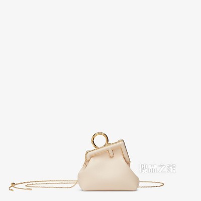 NANO FENDI FIRST吊饰 粉红色纳帕皮革吊饰