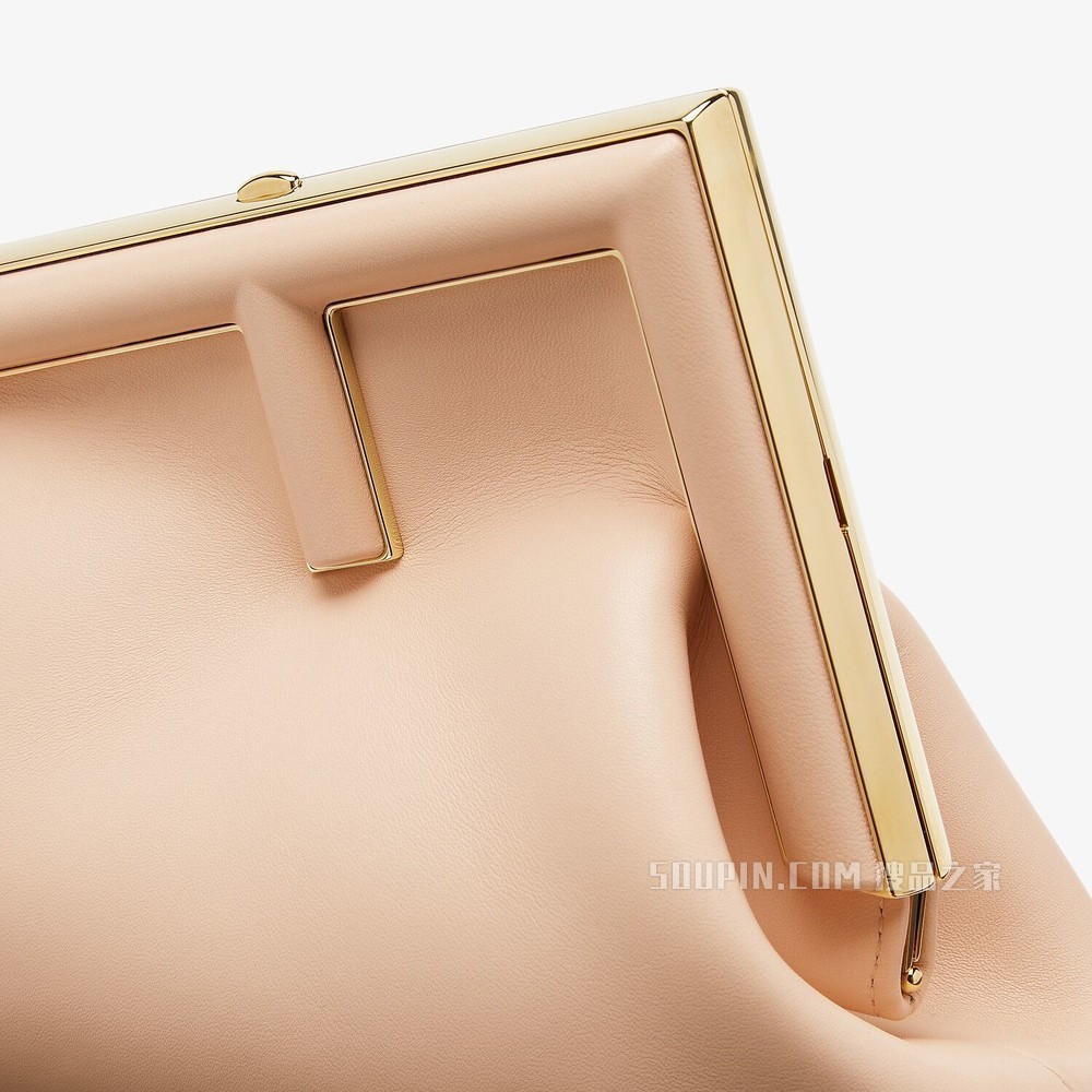 FENDI FIRST小号手袋 粉红色皮质手袋