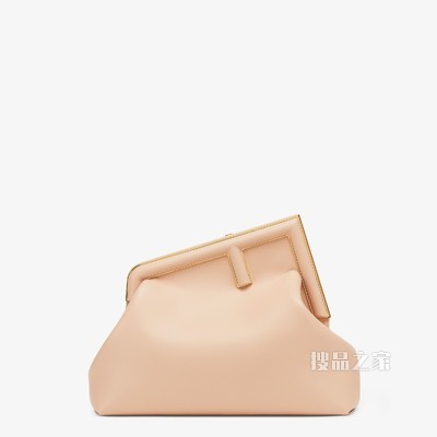 FENDI FIRST中号手袋 粉红色皮质手袋