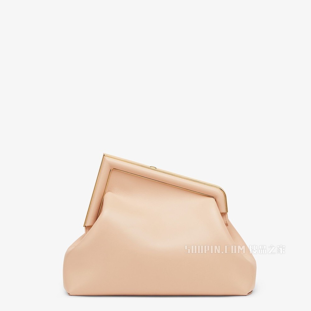 FENDI FIRST中号手袋 粉红色皮质手袋