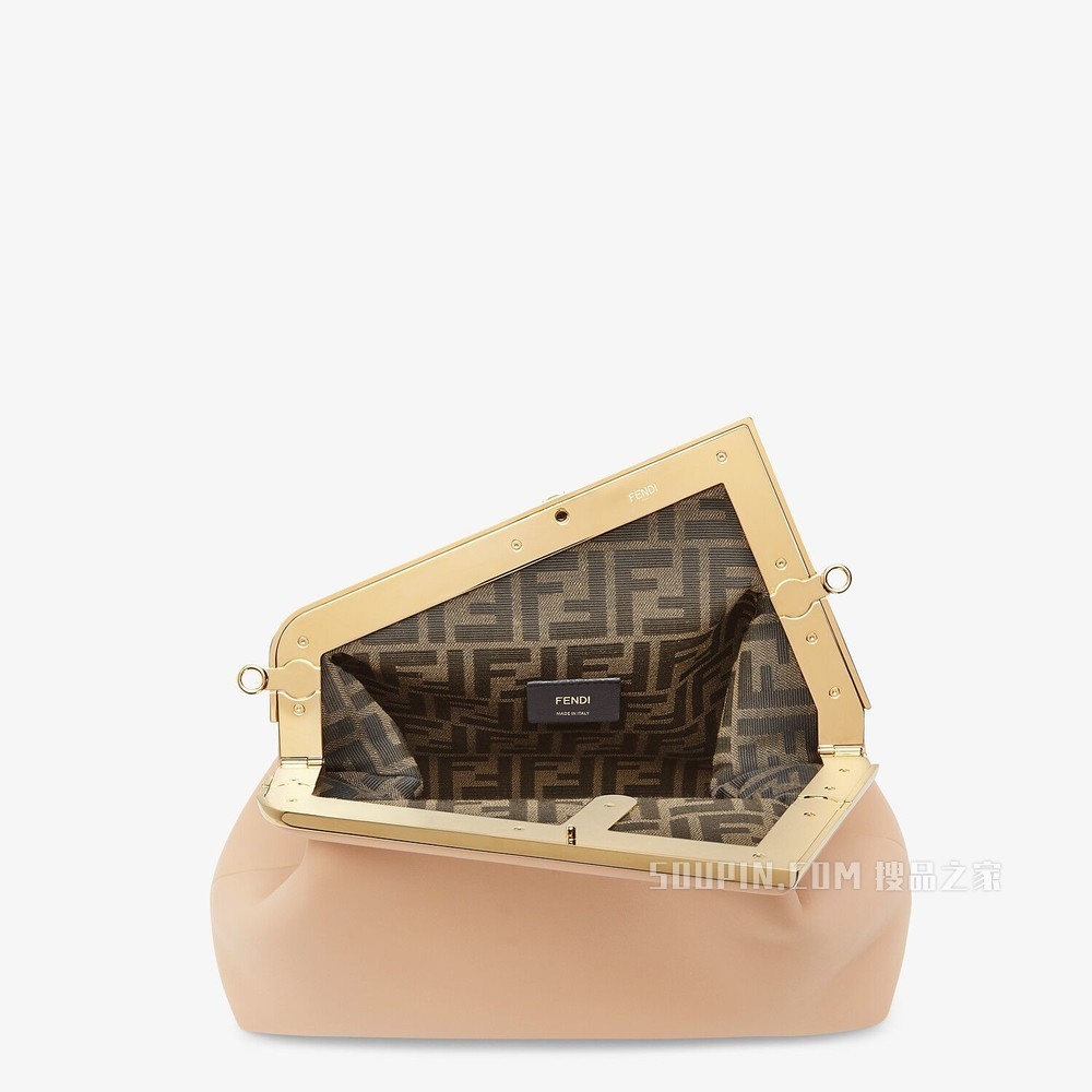 FENDI FIRST中号手袋 粉红色皮质手袋
