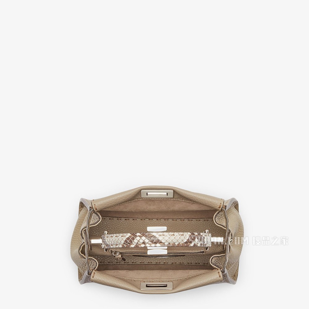 PEEKABOO迷你手袋 鸽子灰Selleria手袋