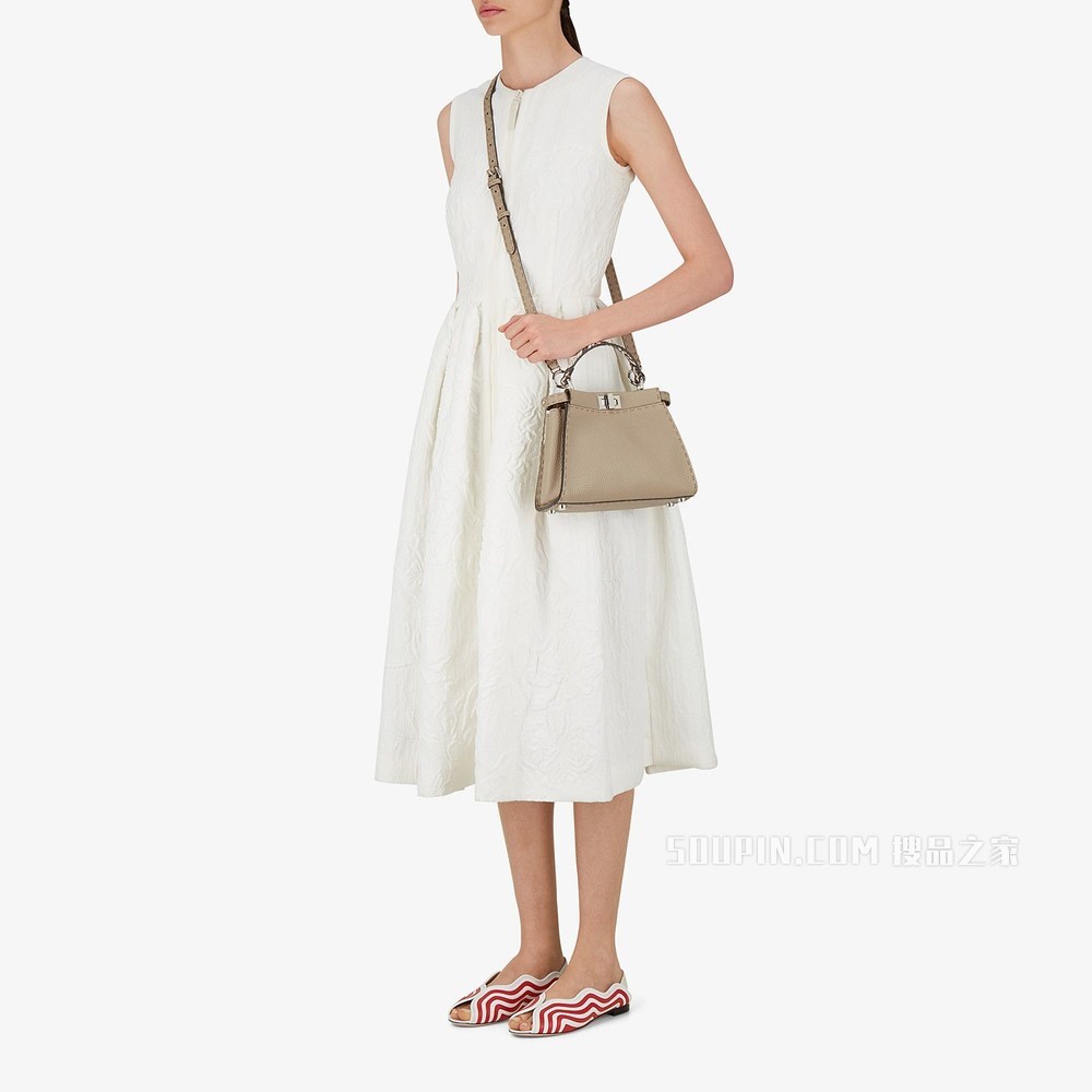 PEEKABOO迷你手袋 鸽子灰Selleria手袋