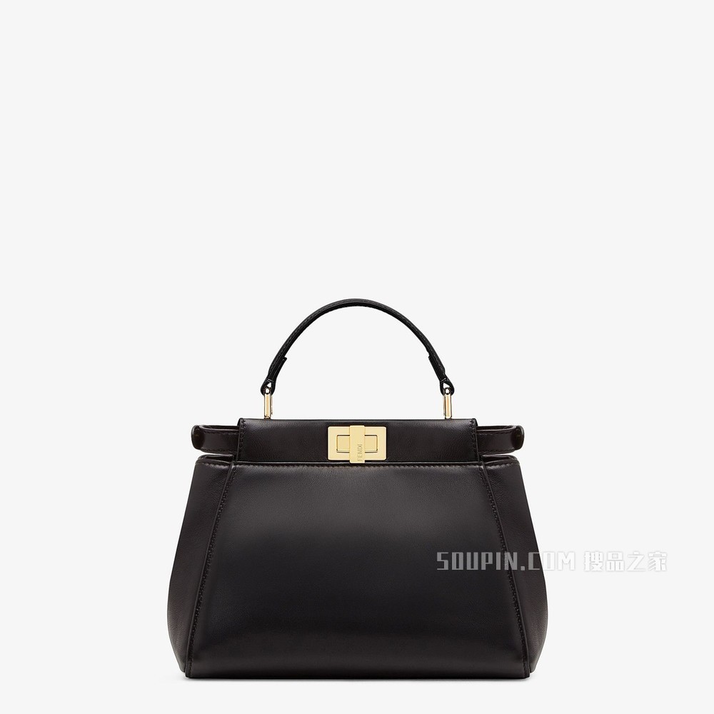 PEEKABOO 迷你手袋 黑色纳帕皮革手袋