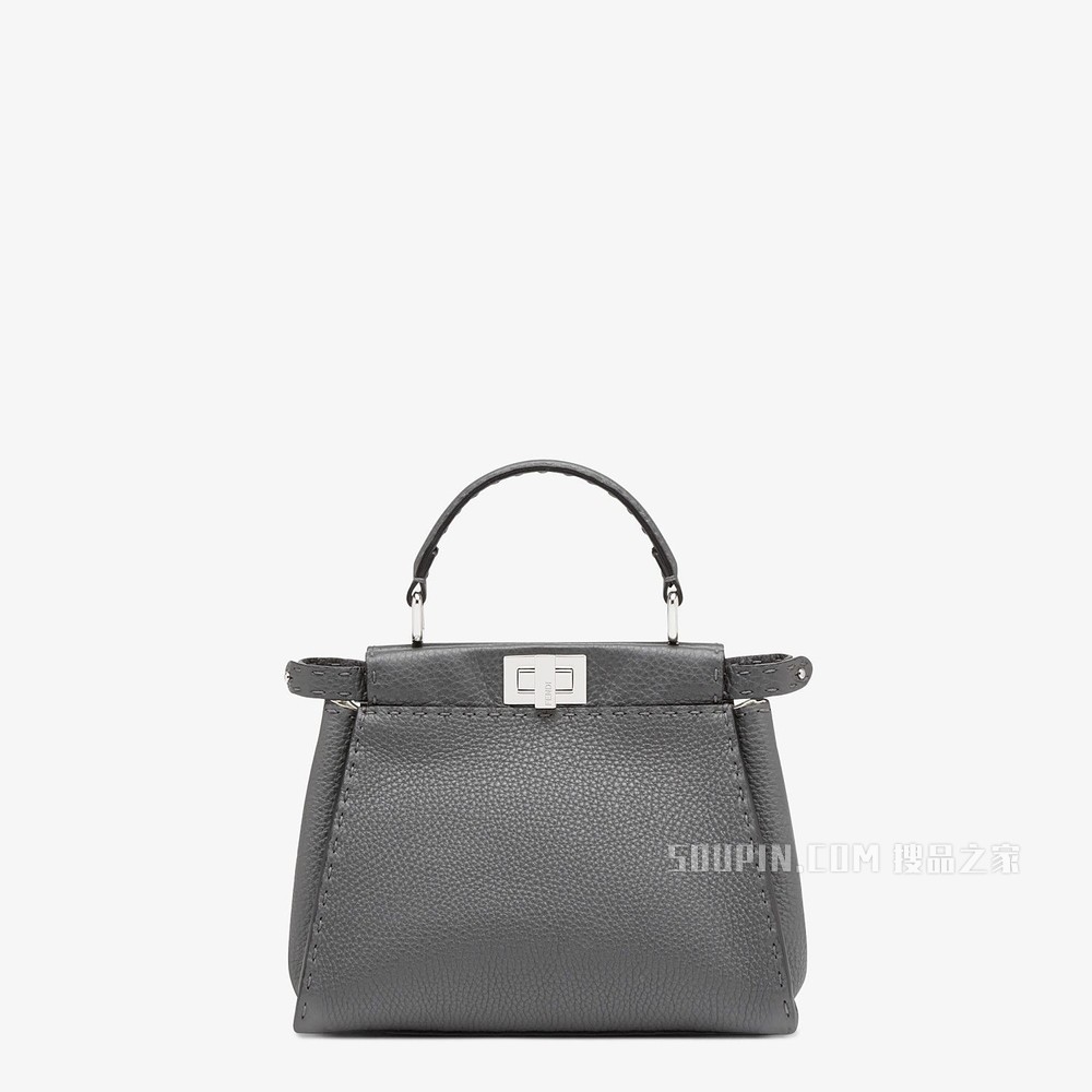 PEEKABOO 迷你手袋 深灰色Selleria手袋