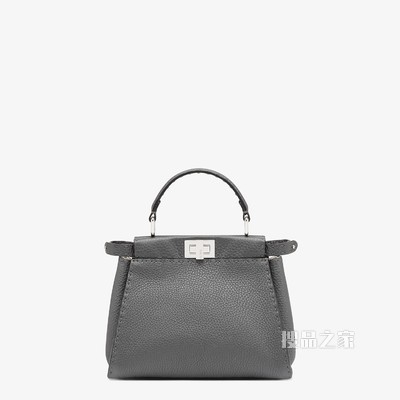 PEEKABOO 迷你手袋 深灰色Selleria手袋