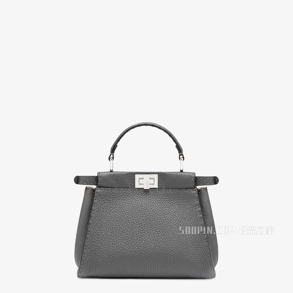 PEEKABOO 迷你手袋 深灰色Selleria手袋