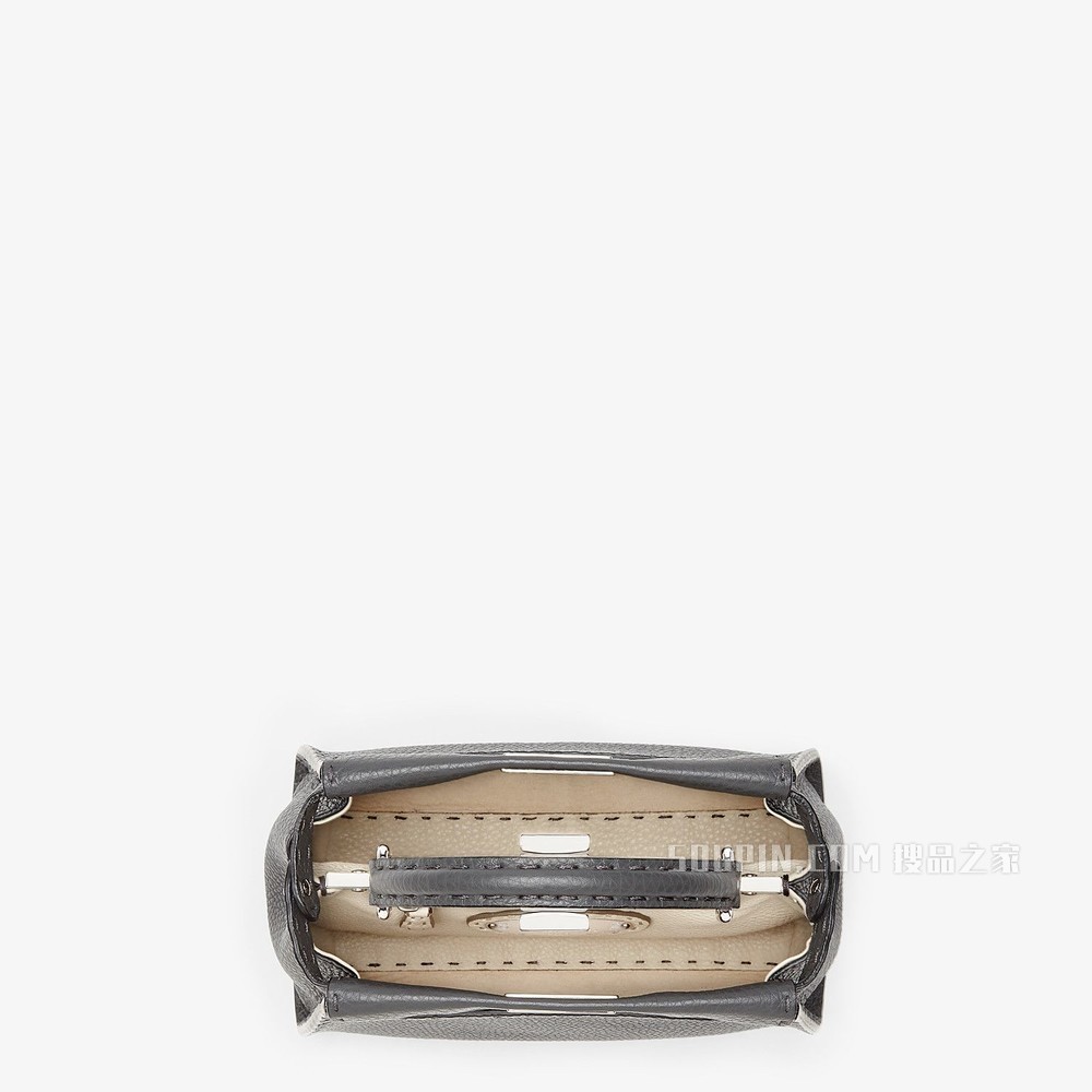 PEEKABOO 迷你手袋 深灰色Selleria手袋