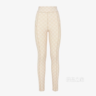 紧身裤 米色Lycra®紧身裤