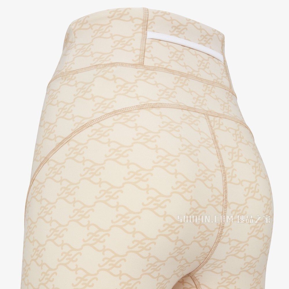 紧身裤 米色Lycra®紧身裤