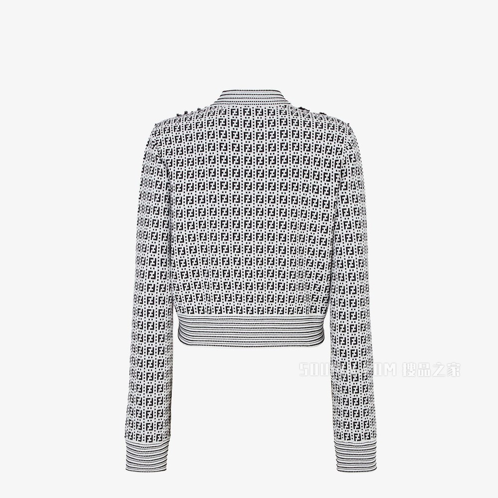 夹克 白色貂皮开衫