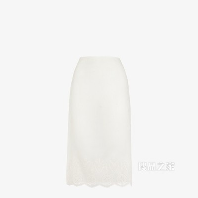 半身裙 白色桑蚕丝半身裙