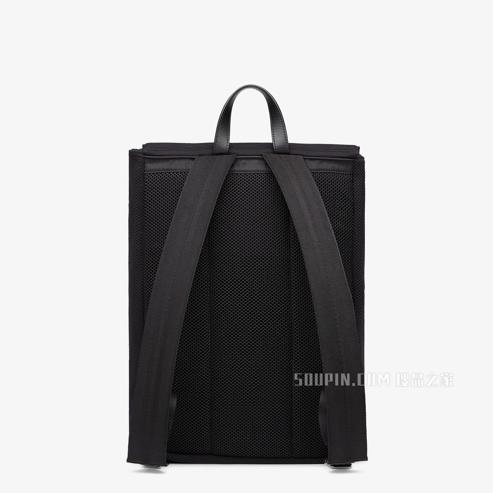 FENDINESS中号背包 黑色织物背包