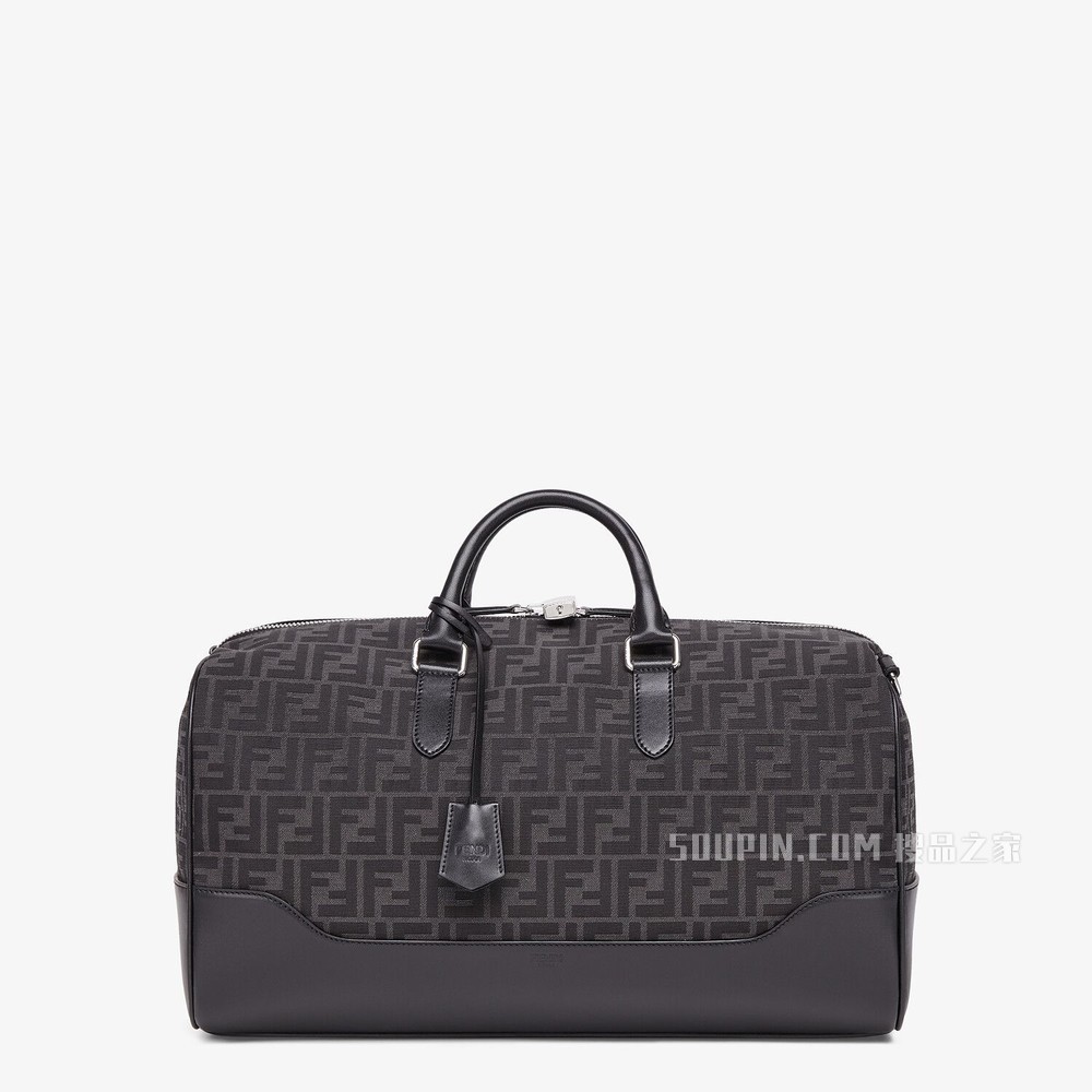 中号旅行袋 FF提花布料大号手袋