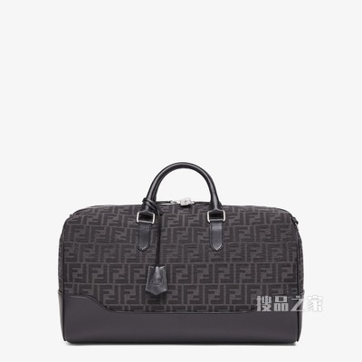 中号旅行袋 FF提花布料大号手袋