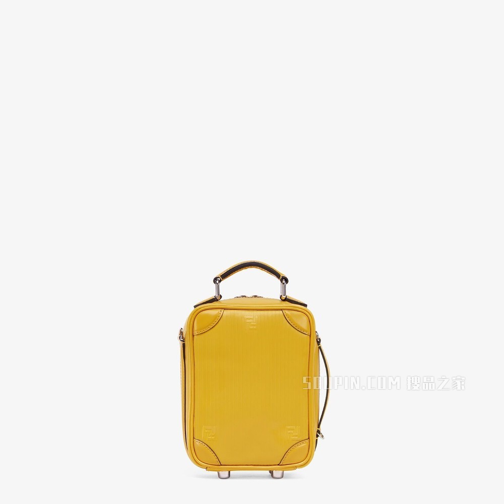 迷你旅行包 黄色皮革手袋