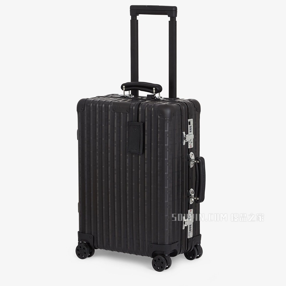 登机箱 FENDI x RIMOWA黑色铝制拉杆箱