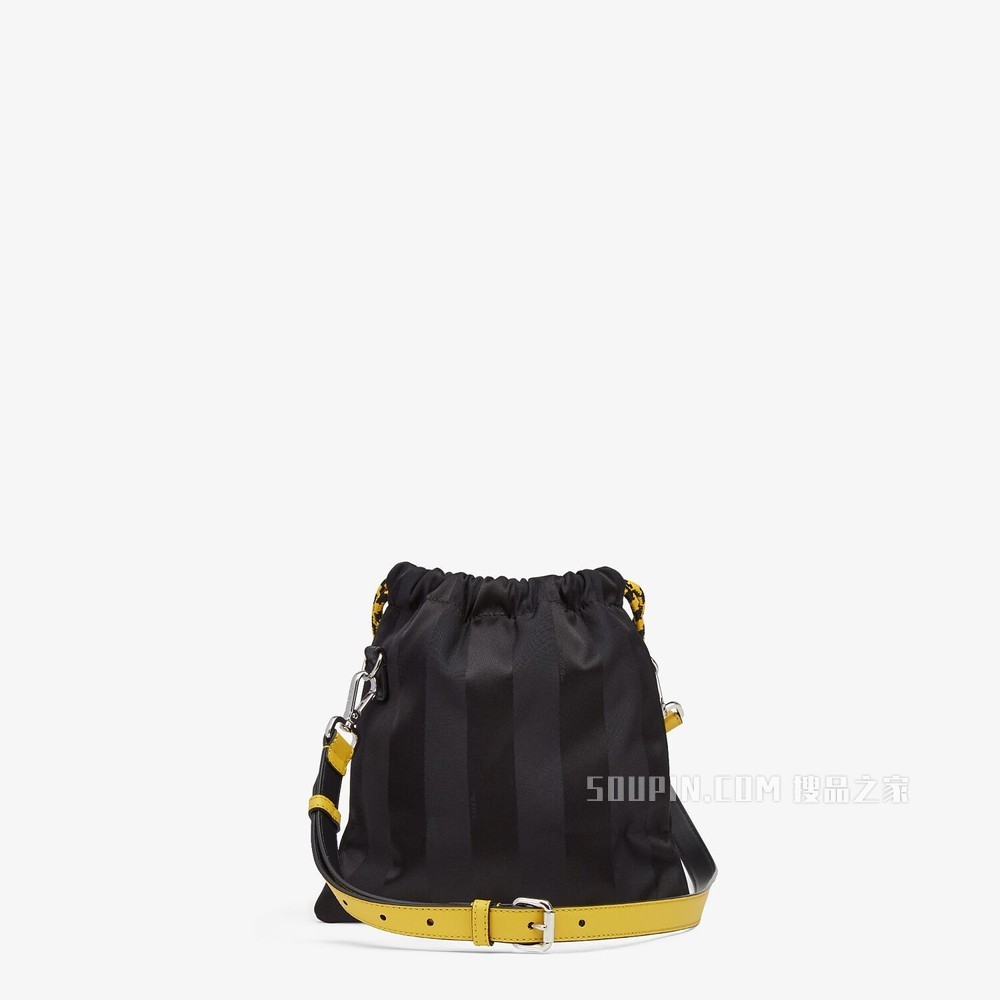 FENDI PACK小号手拿包 黑色尼龙手袋