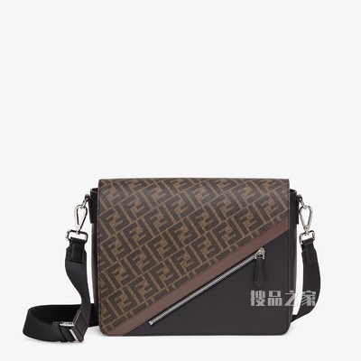 信差包 棕色皮革手袋