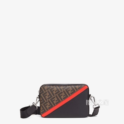 CAMERA CASE 棕色布料手袋
