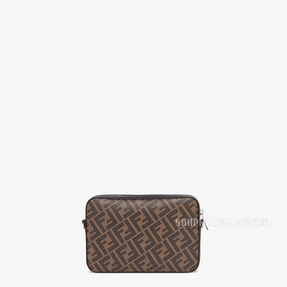 CAMERA CASE 棕色布料手袋