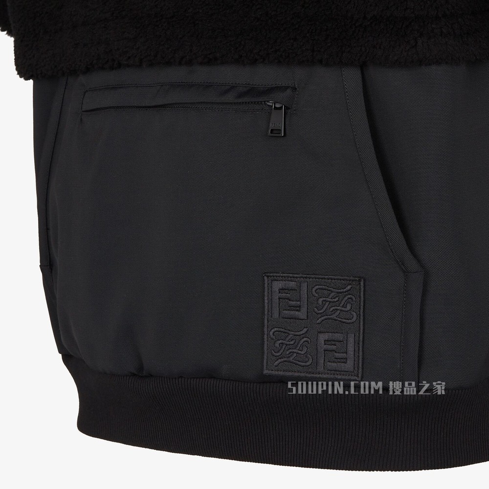 T恤 黑色羊毛T恤