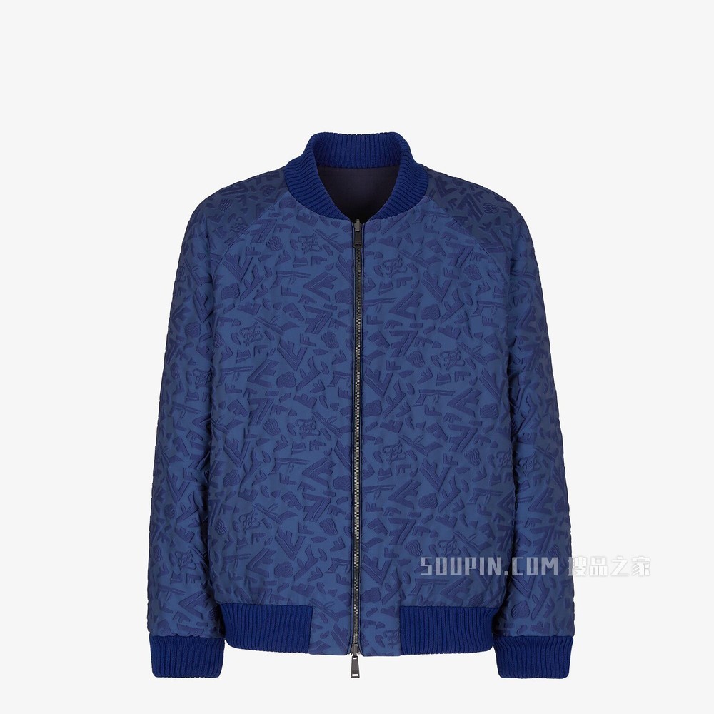 夹克 蓝色高科技布料飞行员夹克