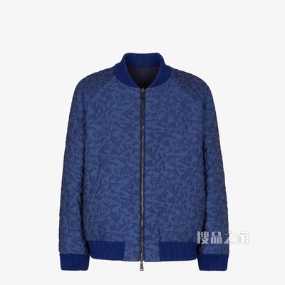 夹克 蓝色高科技布料飞行员夹克