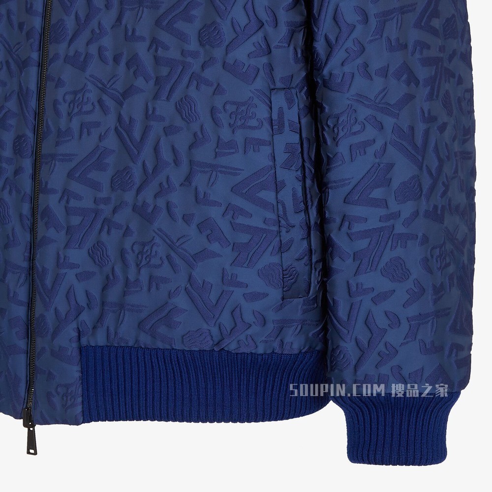 夹克 蓝色高科技布料飞行员夹克