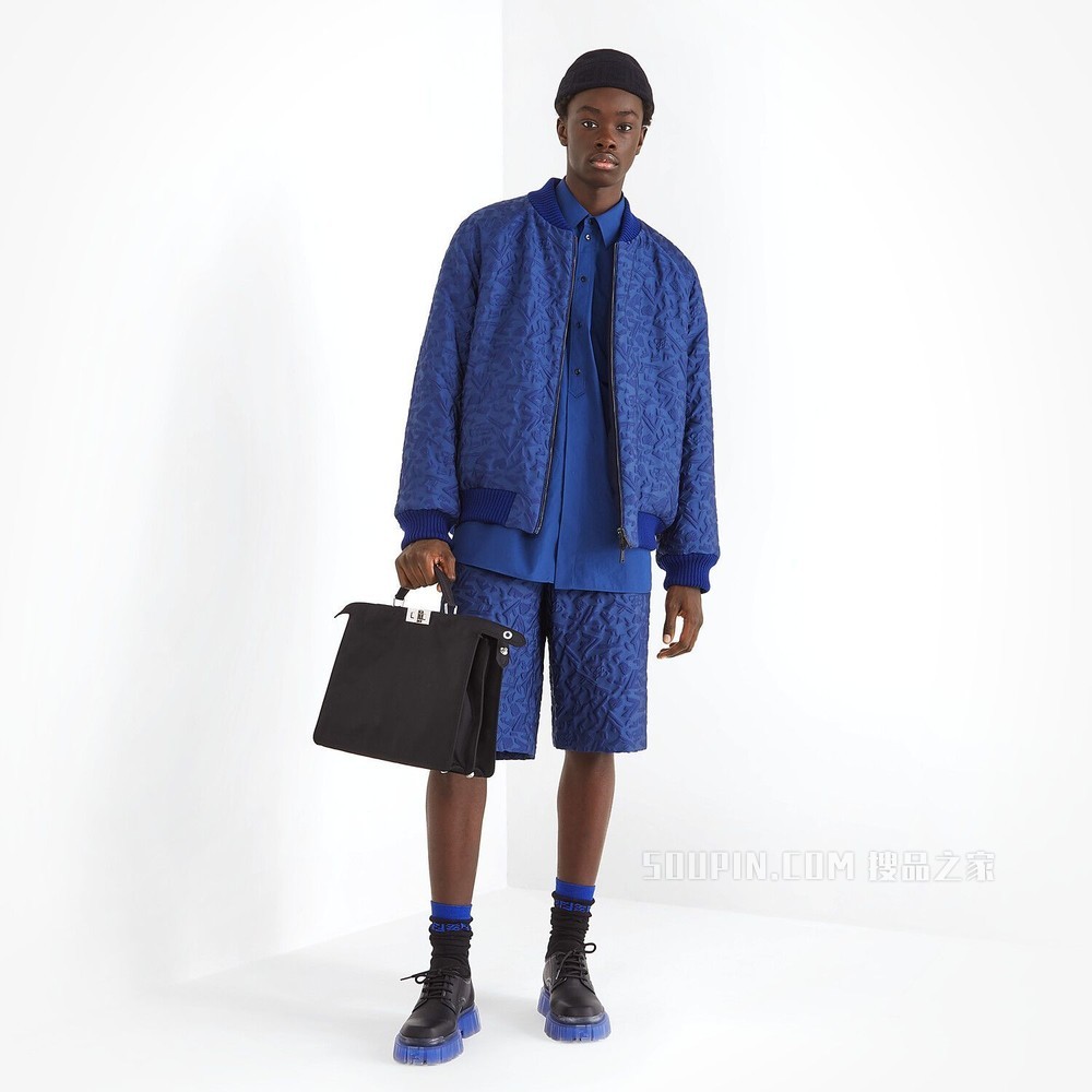夹克 蓝色高科技布料飞行员夹克