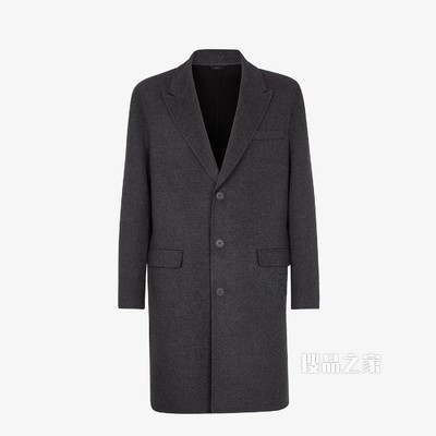 外套 灰色羊绒外套