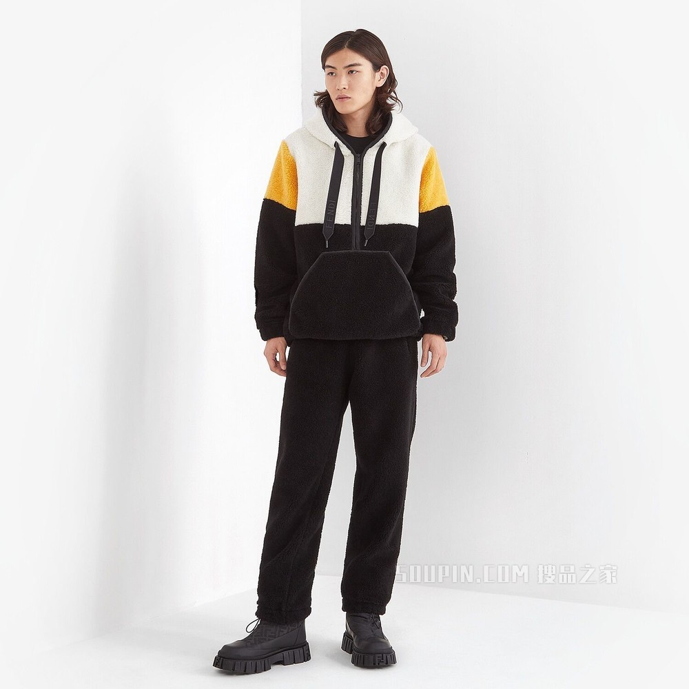 运动衫 拼色羊毛运动衫