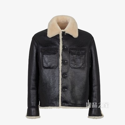 夹克 白色毛羊皮夹克