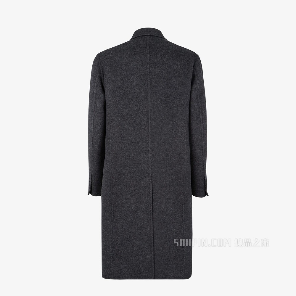 外套 灰色羊毛外套